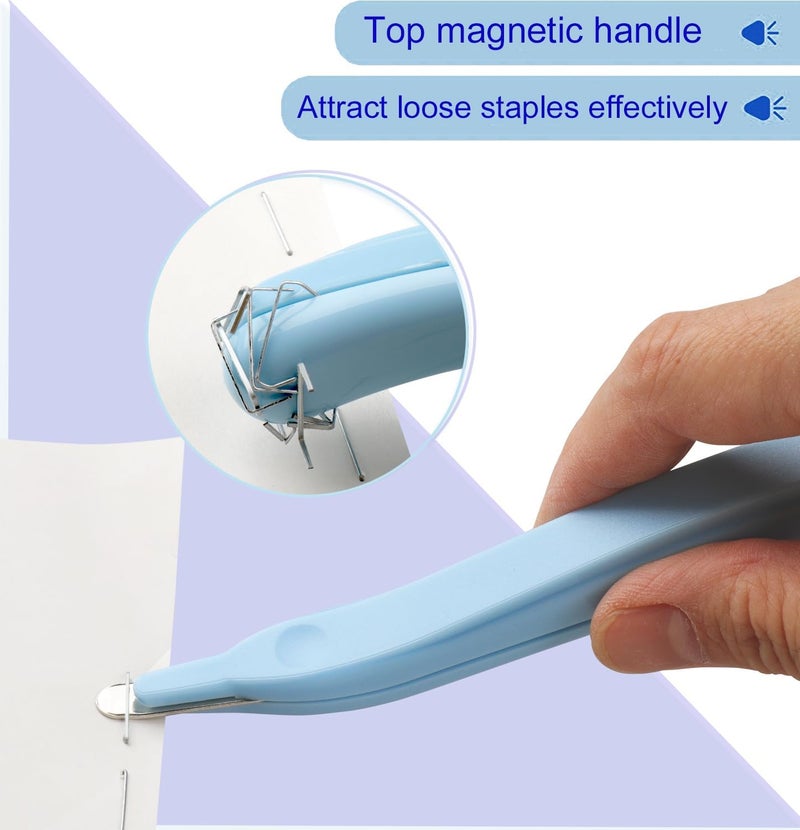 JuneLsy Professional Magnetic Staple Remover Puller Staple Puller Tool Staples Remover Staple Removal Tool for School Office Home (Multicolored 4) - Image 3